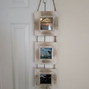 Rustic Wood Multi Picture Frame